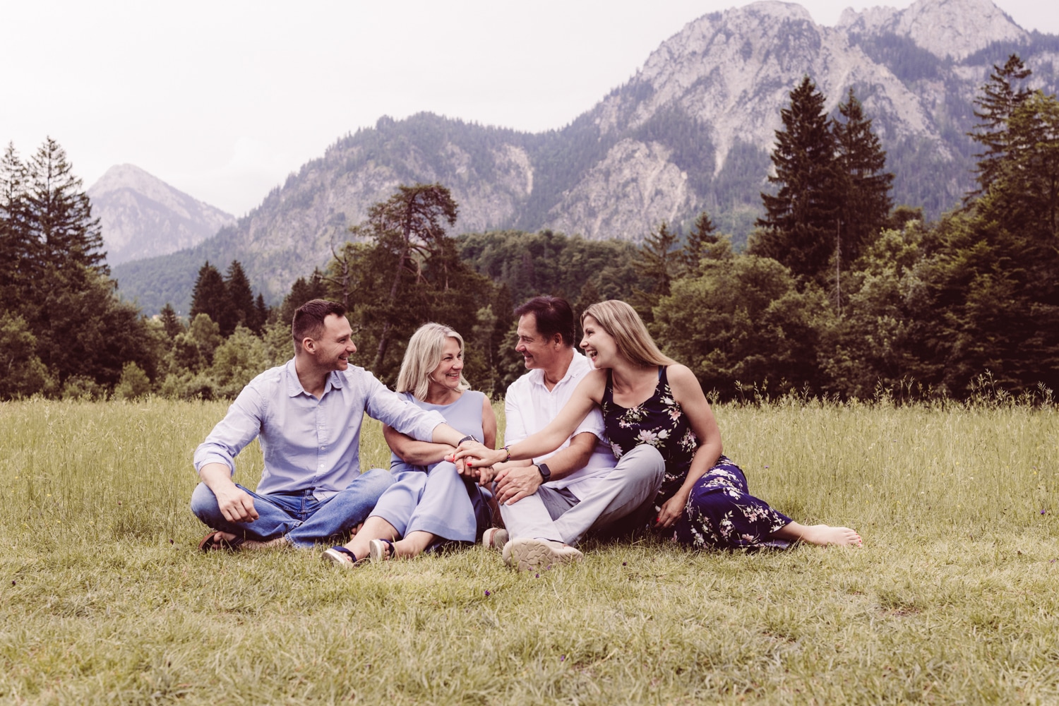  Familien-Fotoshooting im Allg&auml;u