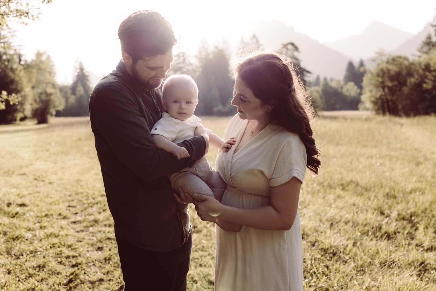 Familienfotoshooting zwischen F&uuml;ssen und Schwangau im Allg&auml;u