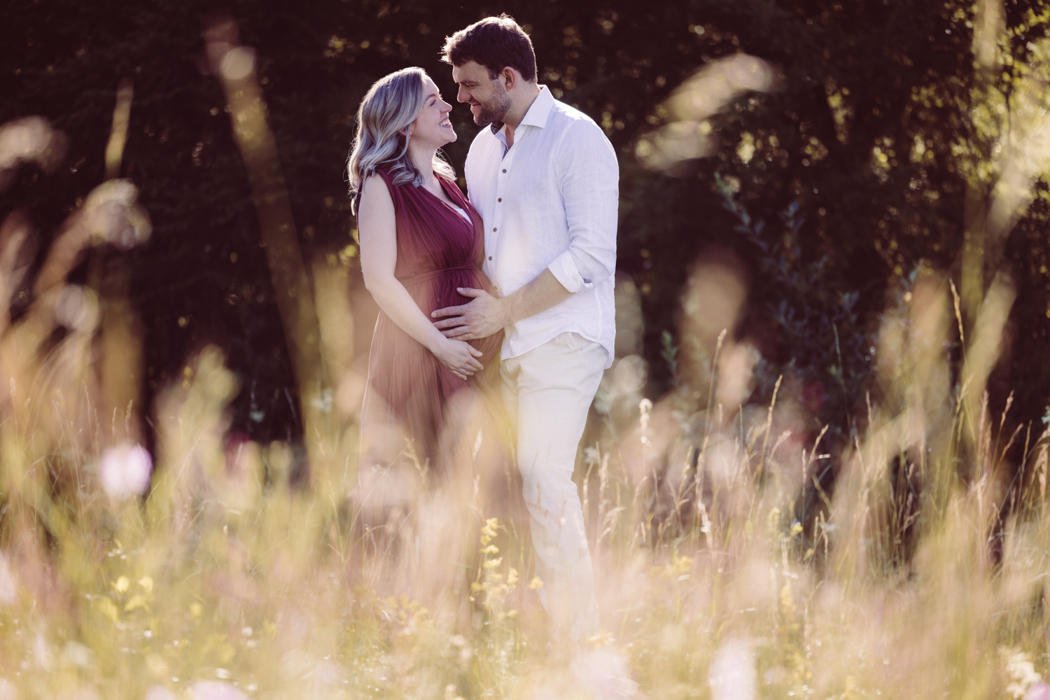 Babybauchshooting am Forggensee Allg&auml;u
